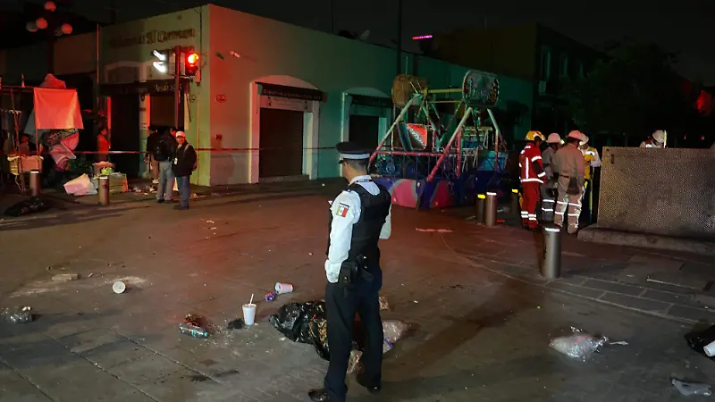 Apagón en pleno Centro de Puebla; apuntan origen a la Feria del Carmen